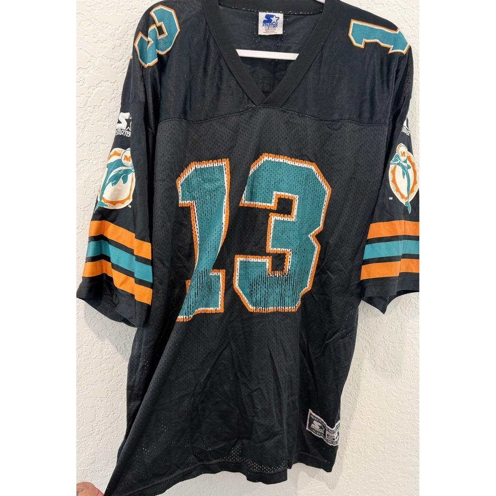 Starter Miami Dolphins Dan Marino #13 Vintage 1995 NFL Jersey 54/XXL Black